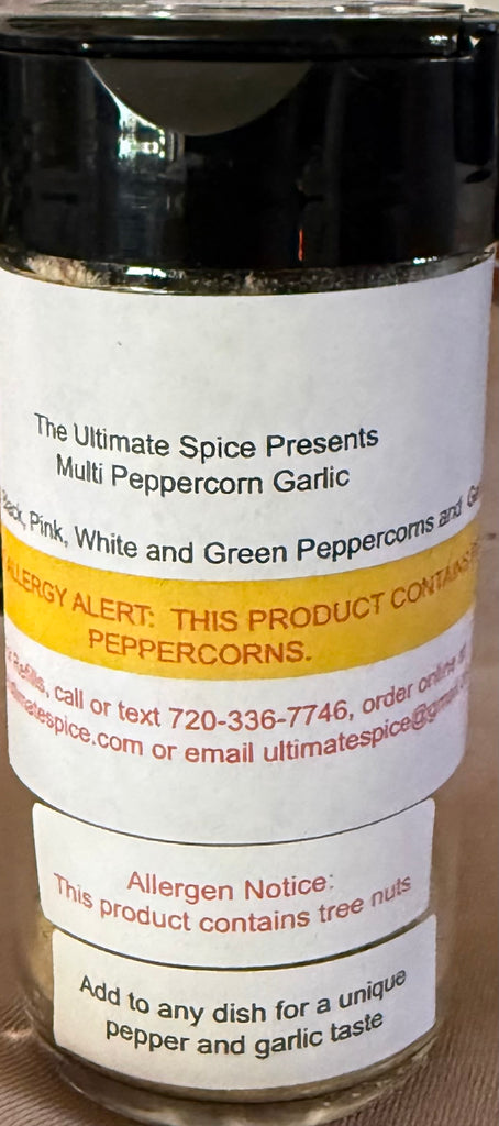 Multi-Peppercorn Garlic